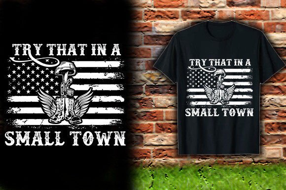 Capturing Small-Town Charm in Modern T-Shirt Design