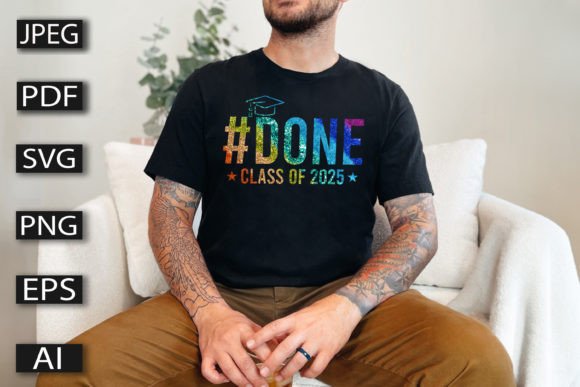 Class of 2025 Typography T-Shirt Design: A Designer's Resource