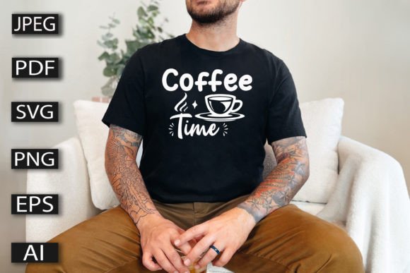 Coffee Time T Shirt Design: A Blend of Style and Versatility