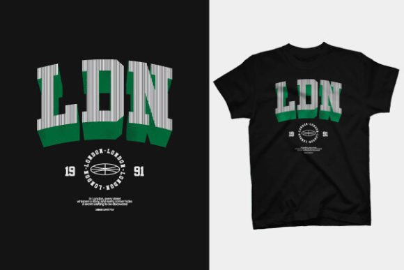 Creative Illustrations for London T-Shirt Design