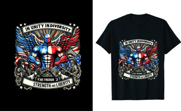 In Unity and Diversity T-Shirt Design: A Modern Graphic Asset