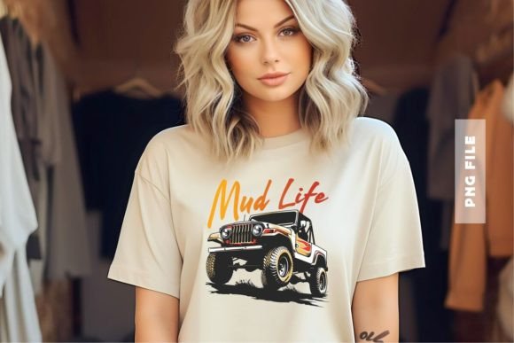 Mud Life T-shirt Design: A Premium Asset for Creative Projects