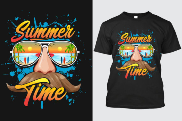 Summer T-Shirt Design 2: A Graphic Designer's Creative Asset