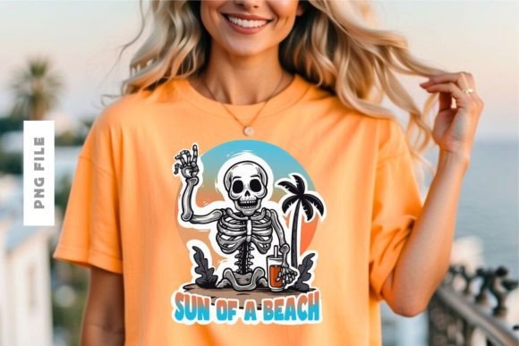 Sun of a Beach T-Shirt Design: A Creative Asset for Visual Branding