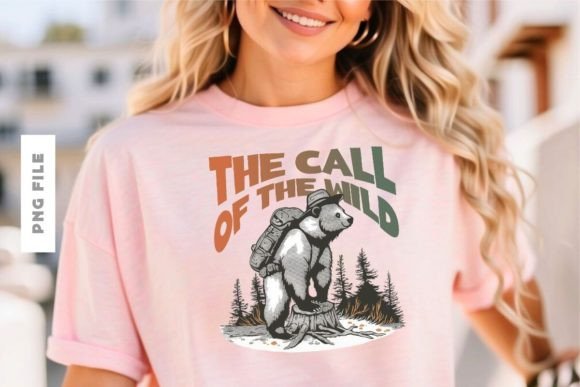 The Call of the Wild: A Premier T-Shirt Design Asset
