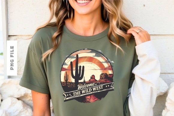 Welcome to the Wild West T-shirt Design: A Creative Asset